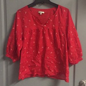 Madewell floral top